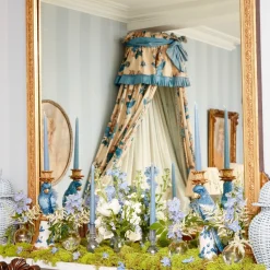 Madeline Azure Candle Holders (Pair)