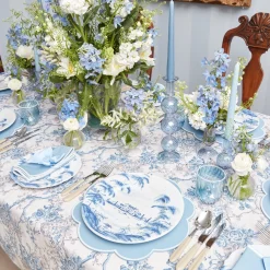 Madeline Azure Candle Holders (Pair)