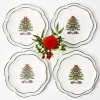 Mrs. Alice Christmas Tree Starter Plate (Set Of 4)