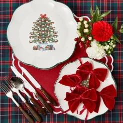 Mrs. Alice Christmas Tree Dinner Plate (Set Of 4)