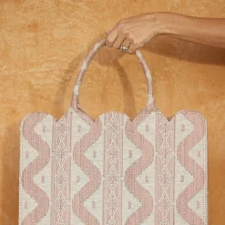 Mrs. Alice Tote Bag (Pink Ikat)