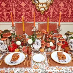 Mustard Velvet Napkin Bows (Set Of 4)