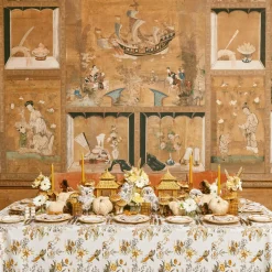 Mustard Velvet Napkin Bows (Set Of 4)