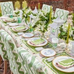 Nancy Bamboo Dinner & Starter Plates (Set Of 8)