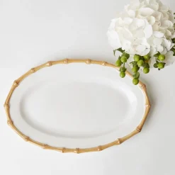 Nancy Bamboo Oval Platter