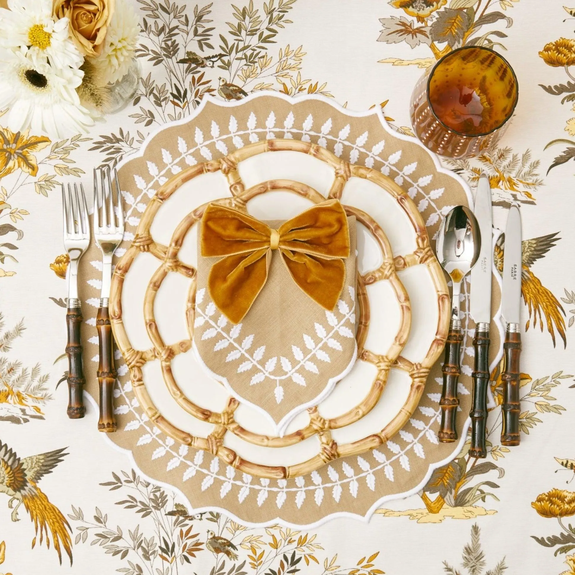 Natural Laurel Napkins (Set Of 4)