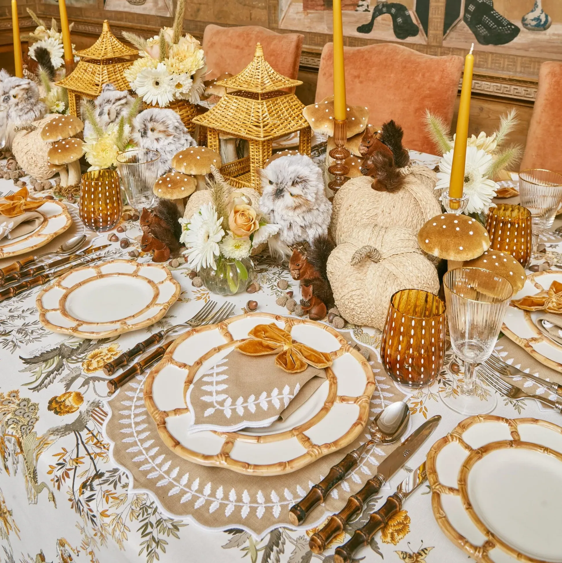 Natural Laurel Napkins (Set Of 4)