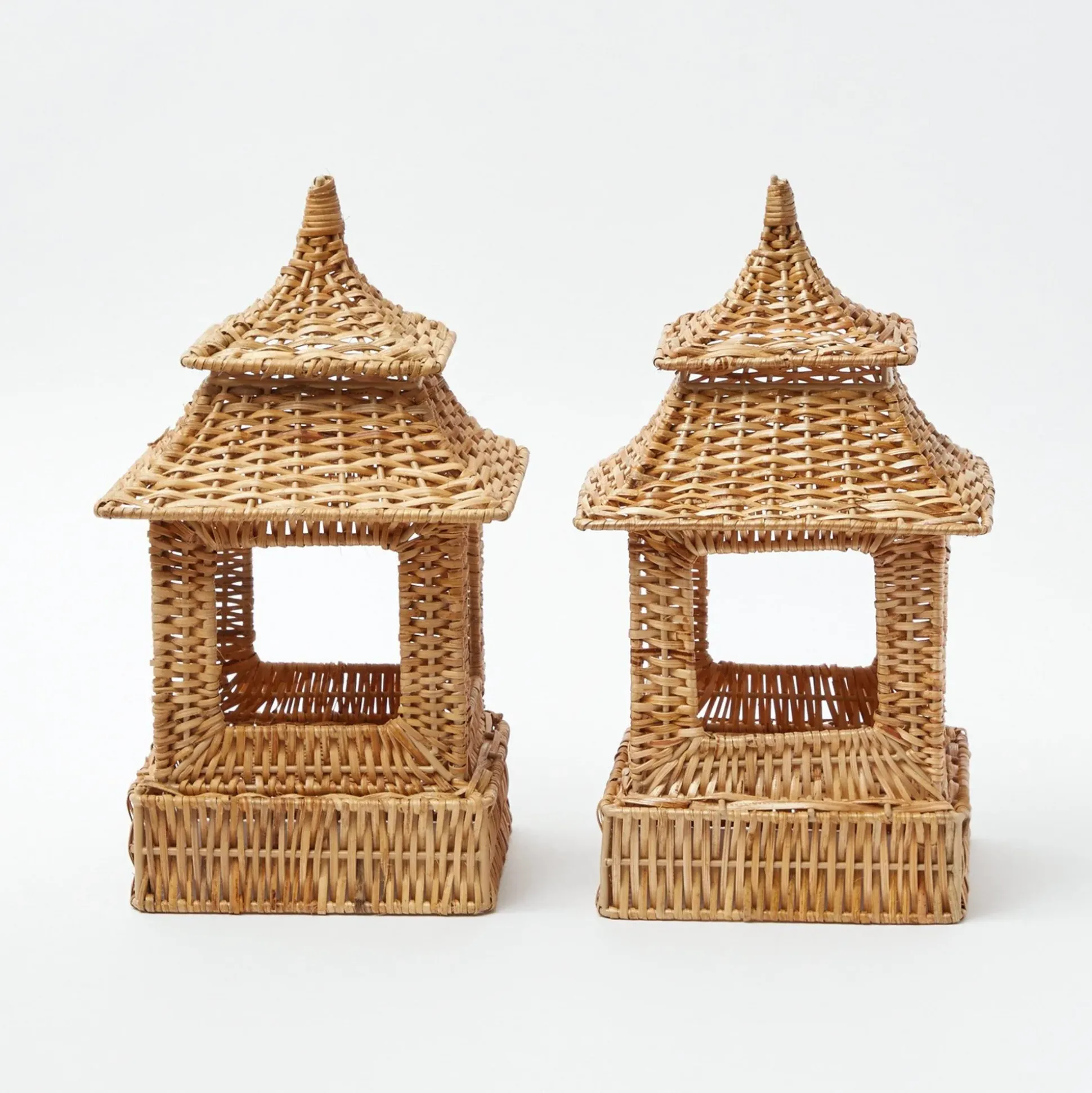 Natural Rattan Decoration Set