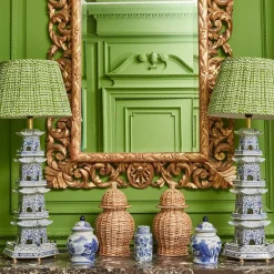 Natural Rattan Ginger Jar