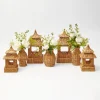 Natural Rattan Pagoda Decoration Set