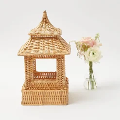 Natural Rattan Pagoda Lantern