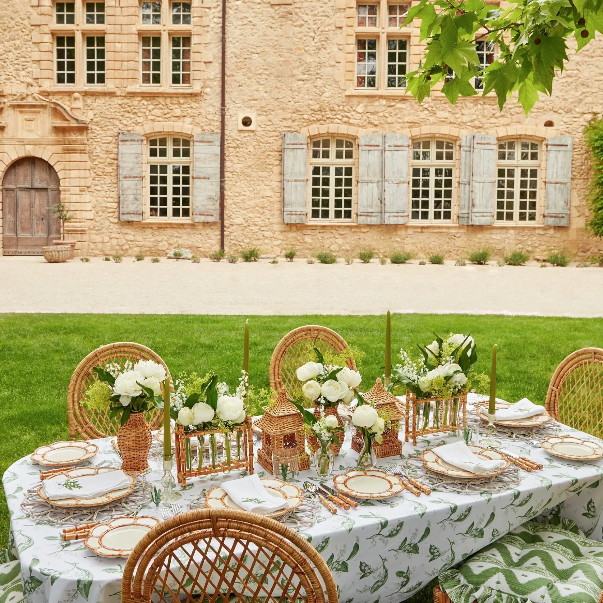 Natural Rattan Vase (Set Of 3)