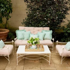 Natural Scalloped Rattan Tray