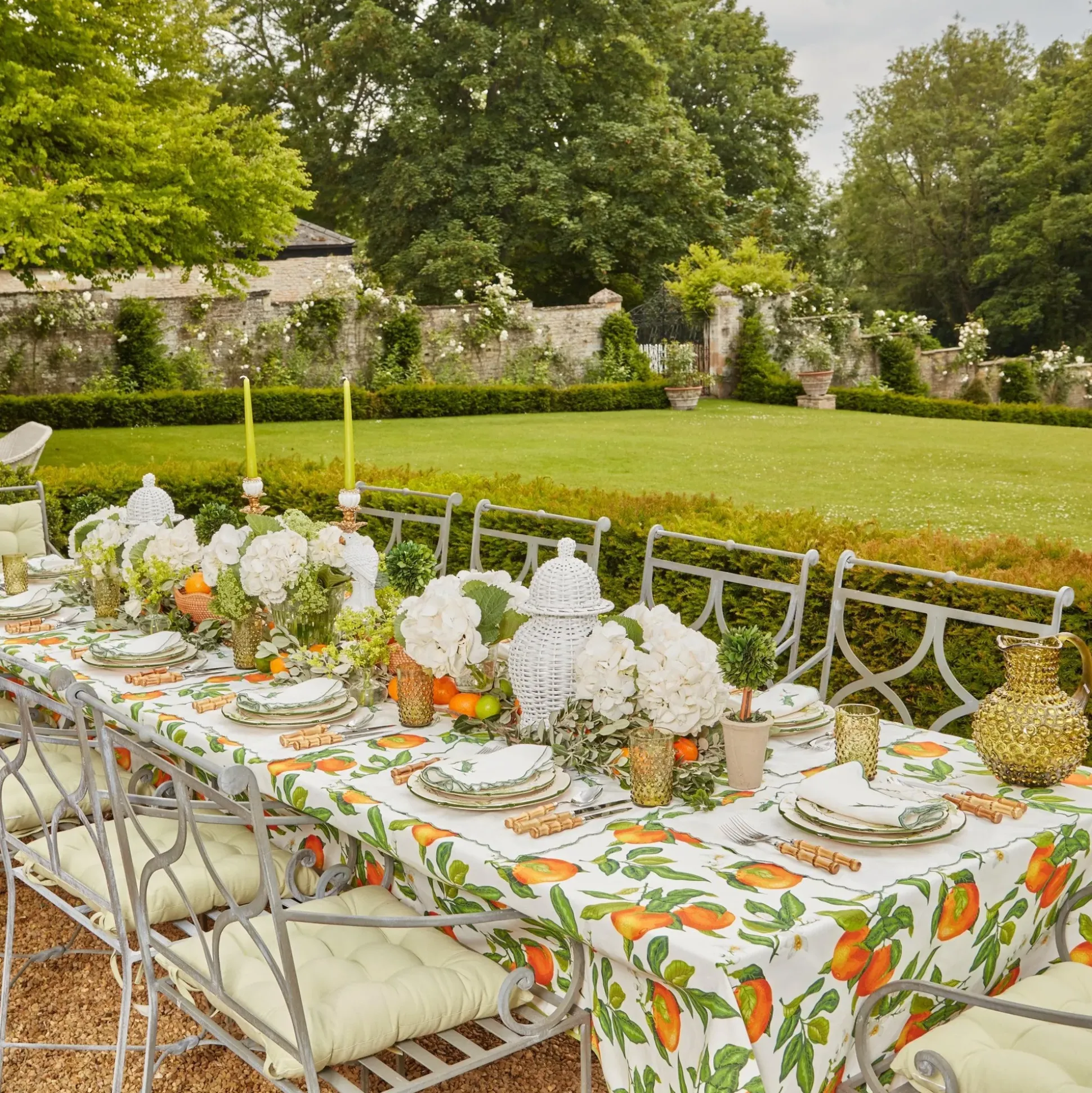 Olive Green Hobnail Glasses (Set Of 6)