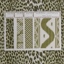 Olive Green Leopard Fabric