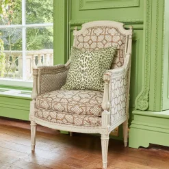 Olive Green Leopard Fabric