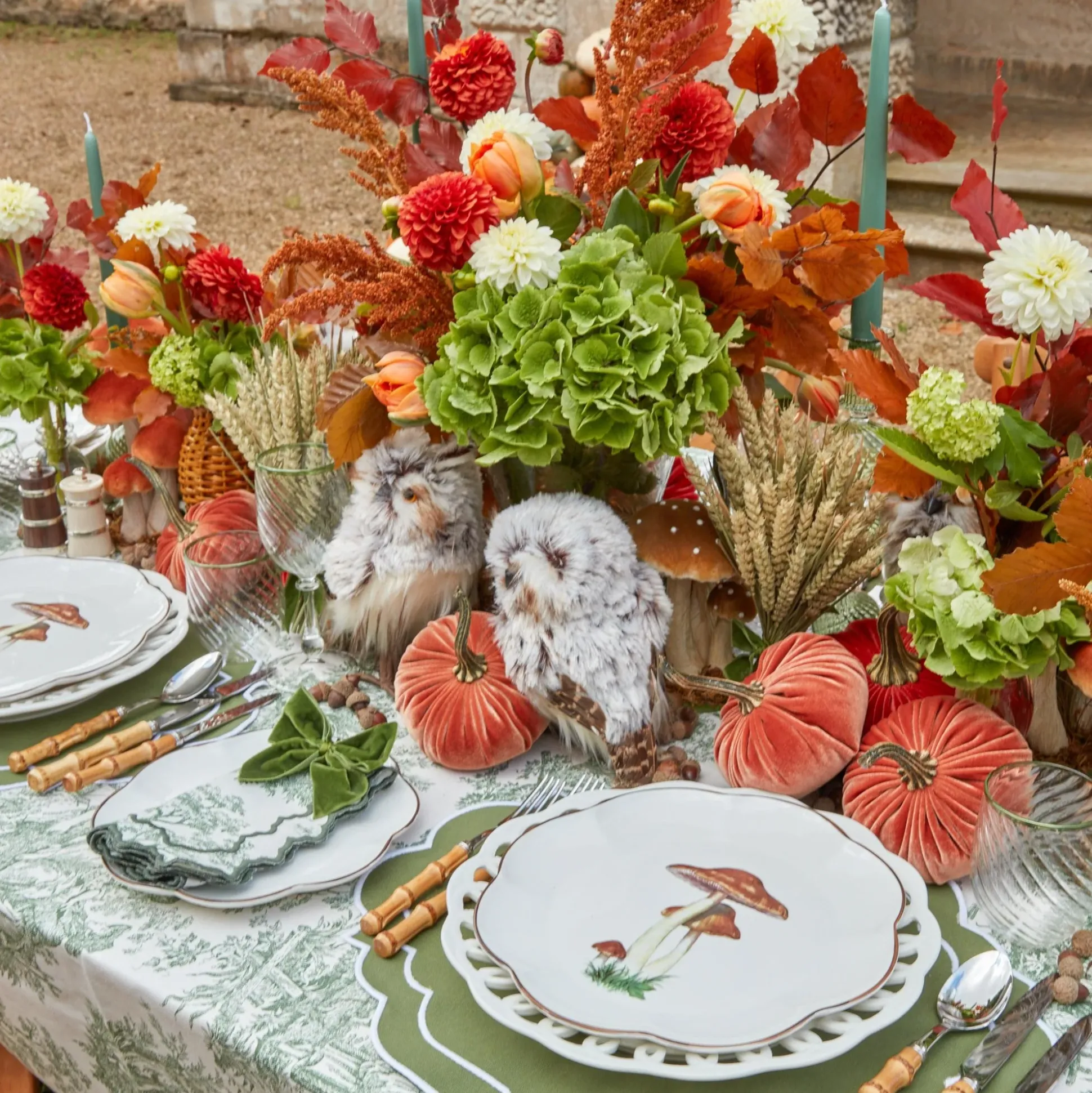 Olive Rim Swirl Water Glass (Set Of 4)