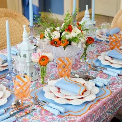 Orange Swirl Outdoor Glasses (Set Of 6)