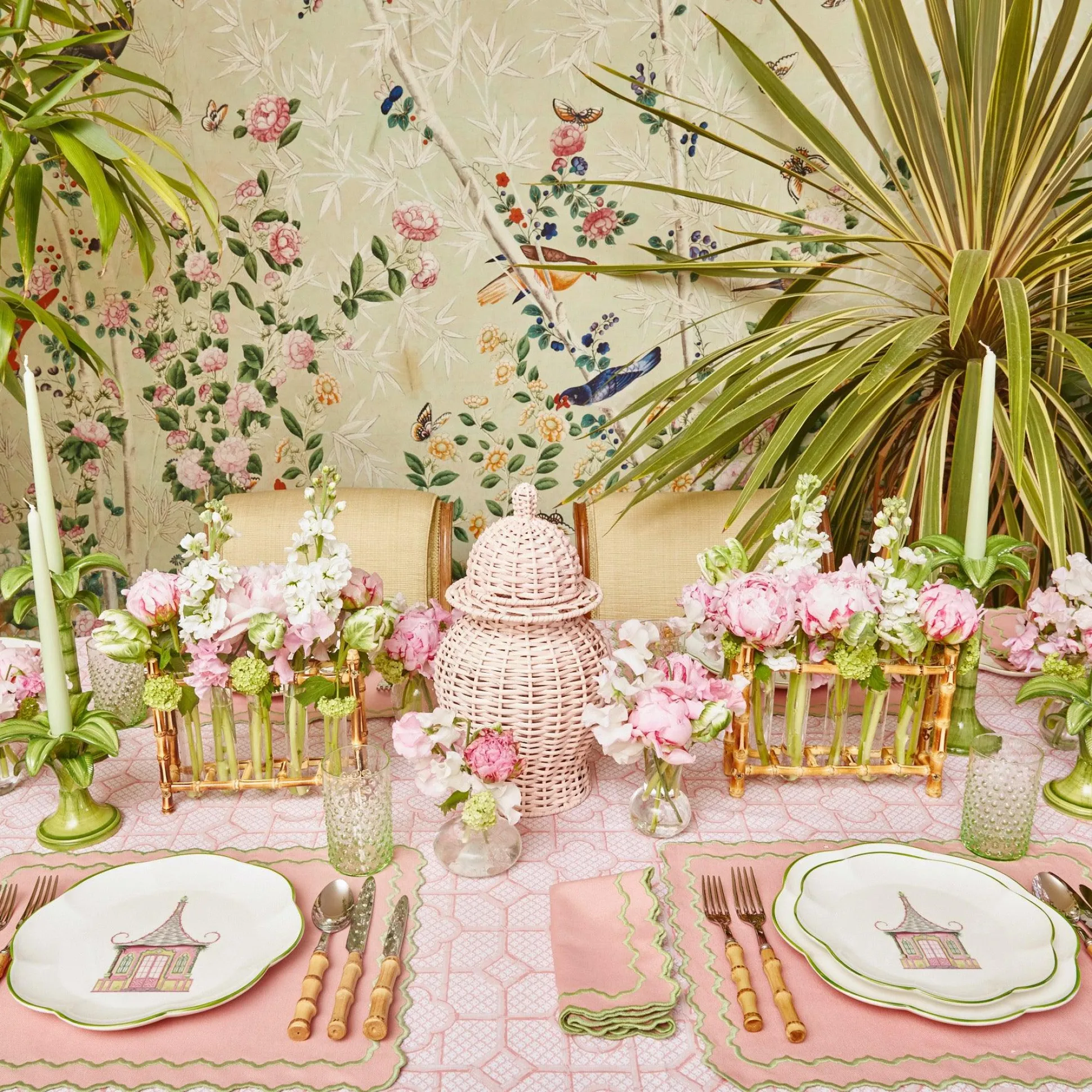 Palm Leaf Candle Holder (Large)