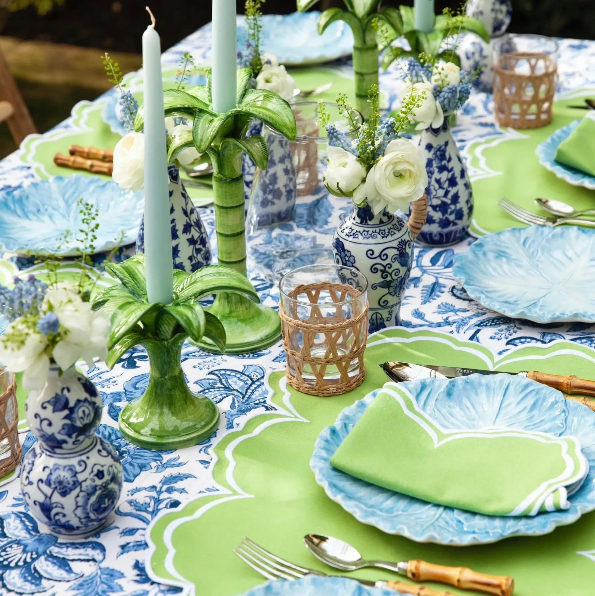 Palm Leaf Candle Holder (Small)