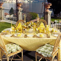 Passalacqua Yellow Stripe Tablecloth
