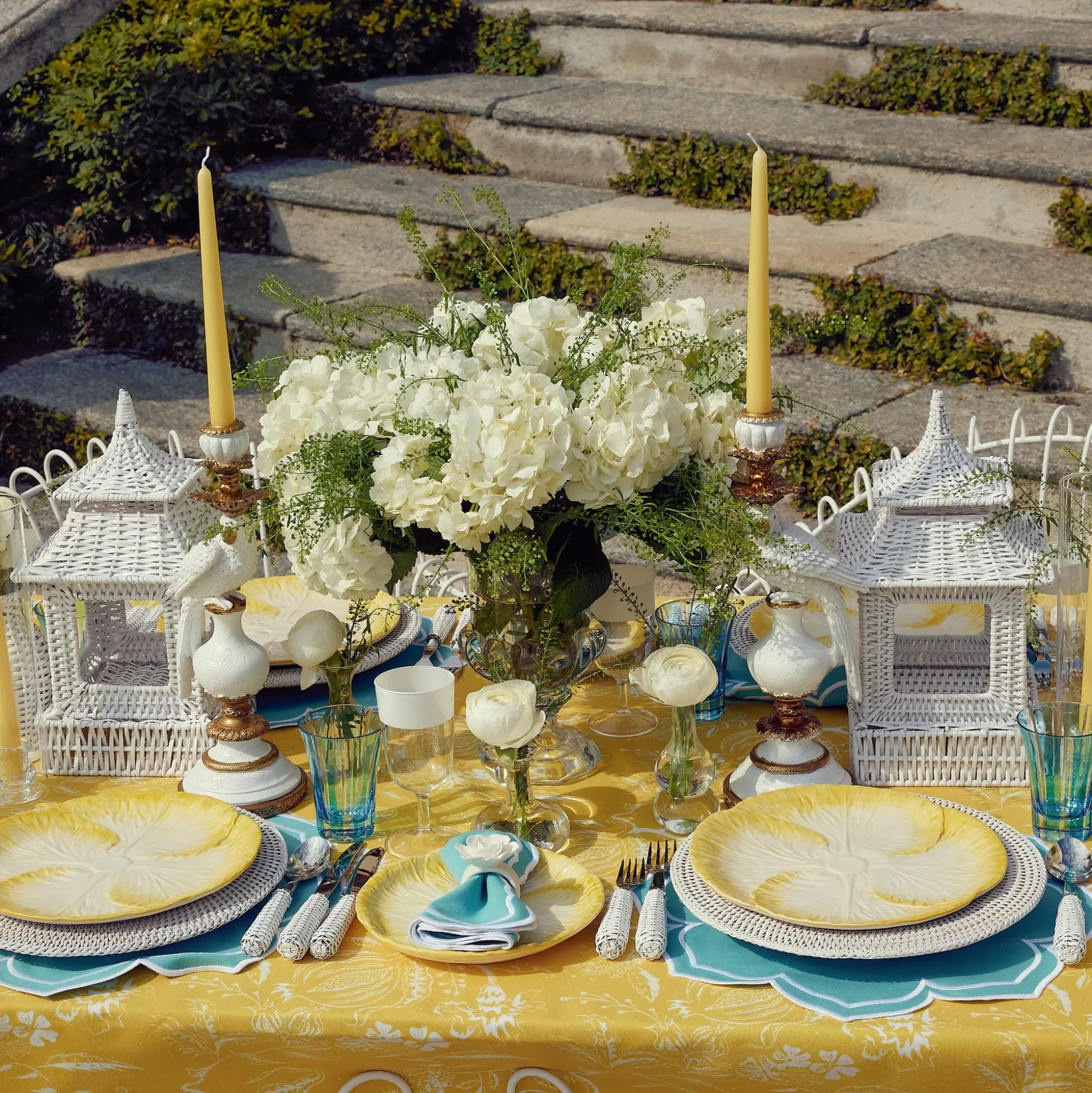 Pastel Yellow Candles (Set Of 8)