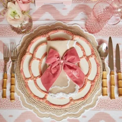 Personalised Dusty Pink Napkin Bow