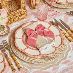 Personalised Dusty Pink Napkin Bow