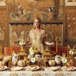 Petal Bamboo Ceramic Dinner Plate