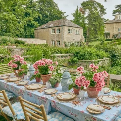 Petal Bamboo Ceramic Dinner & Starter Plates (Set Of 8)