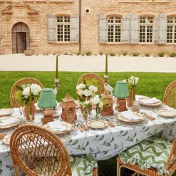 Petal Bamboo Ceramic Dinner Plate