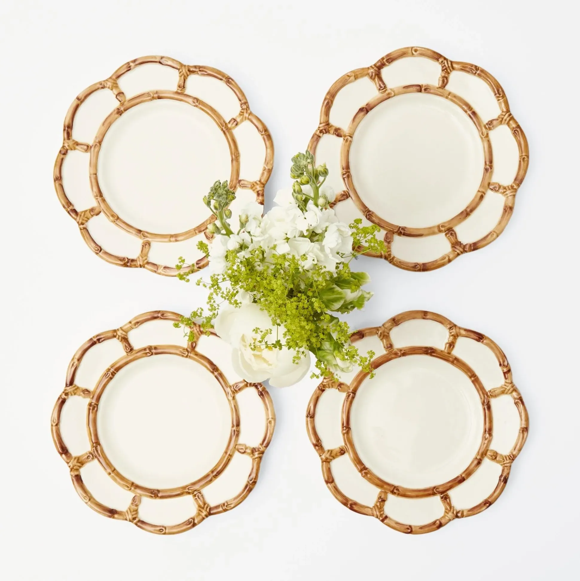 Petal Bamboo Starter Plate (Set Of 4)