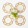 Petal Bamboo Starter Plate (Set Of 4)