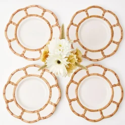 Petal Bamboo Starter Plate (Set Of 4)