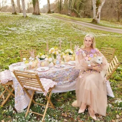 Pink & Green Camille Candle Set (Pink Candles)