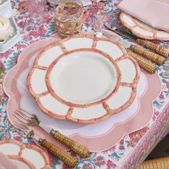 Pink Applique Placemats (Set Of 4)