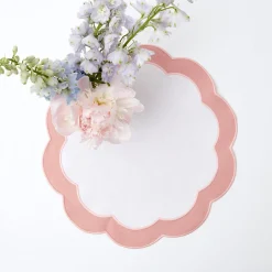 Pink Applique Placemats (Set Of 4)