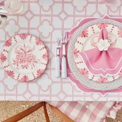 Pink Bamboo & Amelie Linen Set