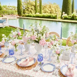 Pink Bamboo Tablecloth