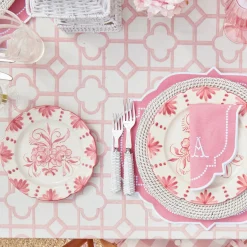 Pink Bamboo Tablecloth