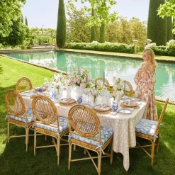 Pink Bamboo Tablecloth