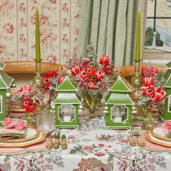 Pink Birdsong Tablecloth