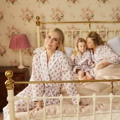 Pink Bouquet Dressing Gown