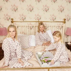 Pink Bouquet Dressing Gown