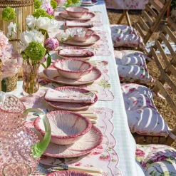Pink Capri Lettuce Dinner Plate