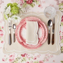 Pink Capri Lettuce Dinner Plate