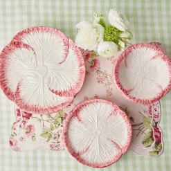 Pink Capri Lettuce Dinner Plate