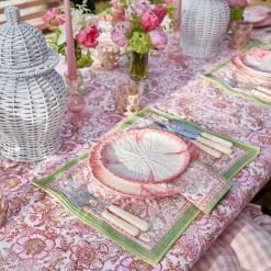 Pink Capri Lettuce Starter Plate (Set Of 4)