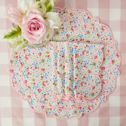 Pink Gingham Tablecloth