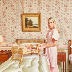 Pink Leopard Frilled Apron